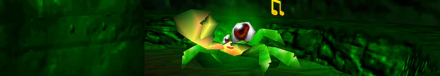 A Mutie Snippet’s enlarged eye and claw in the green chamber